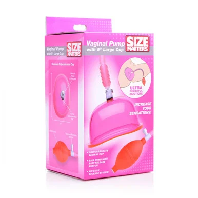 Size Matters Vaginal Pump with 5" Large Cup