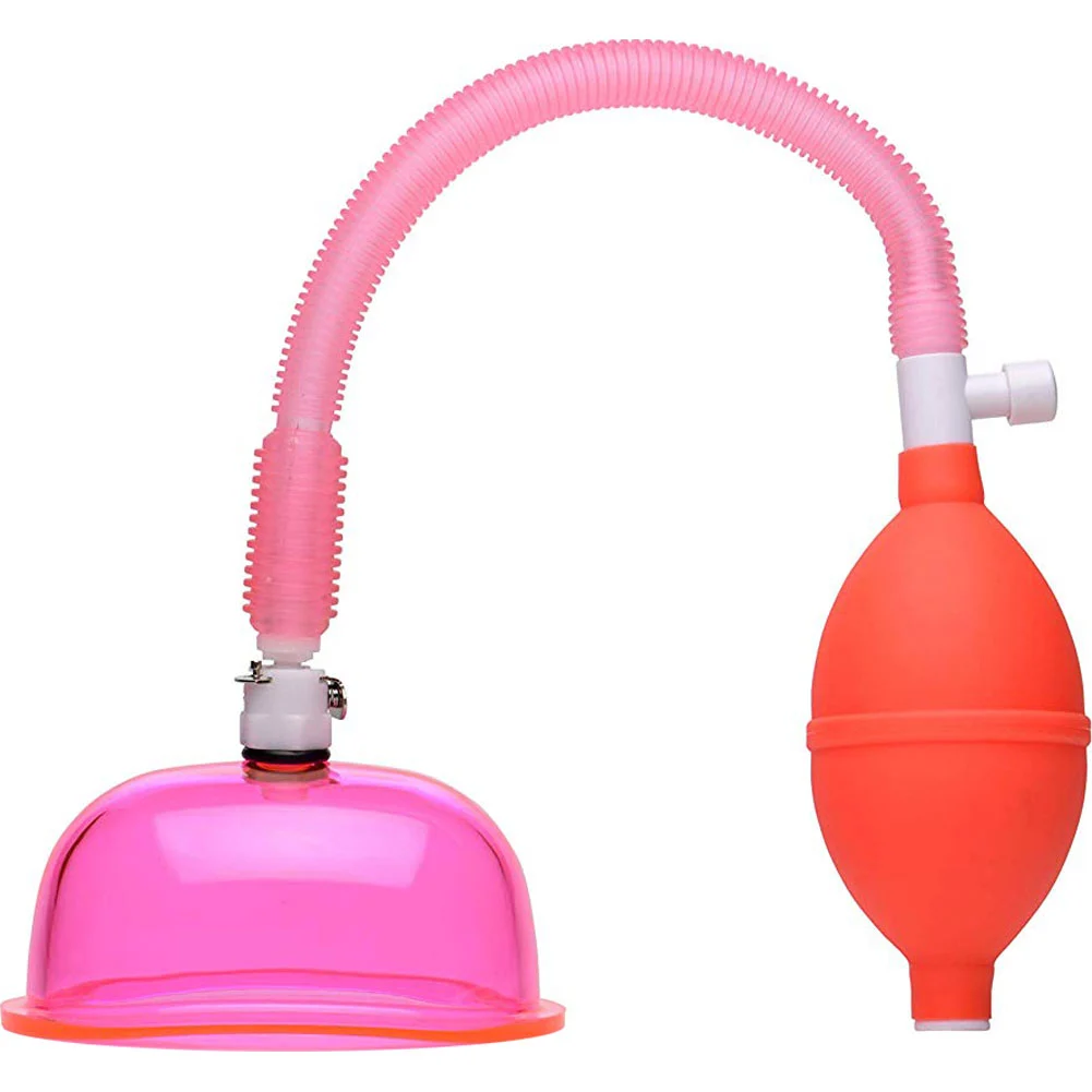 Size Matters Vaginal Pump with Polycarbonate Cup, 5", Pink