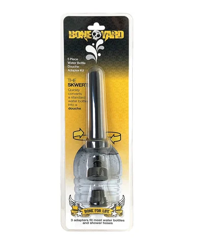 The Skwert 5pc Water Bottle Douche Adapter Kit