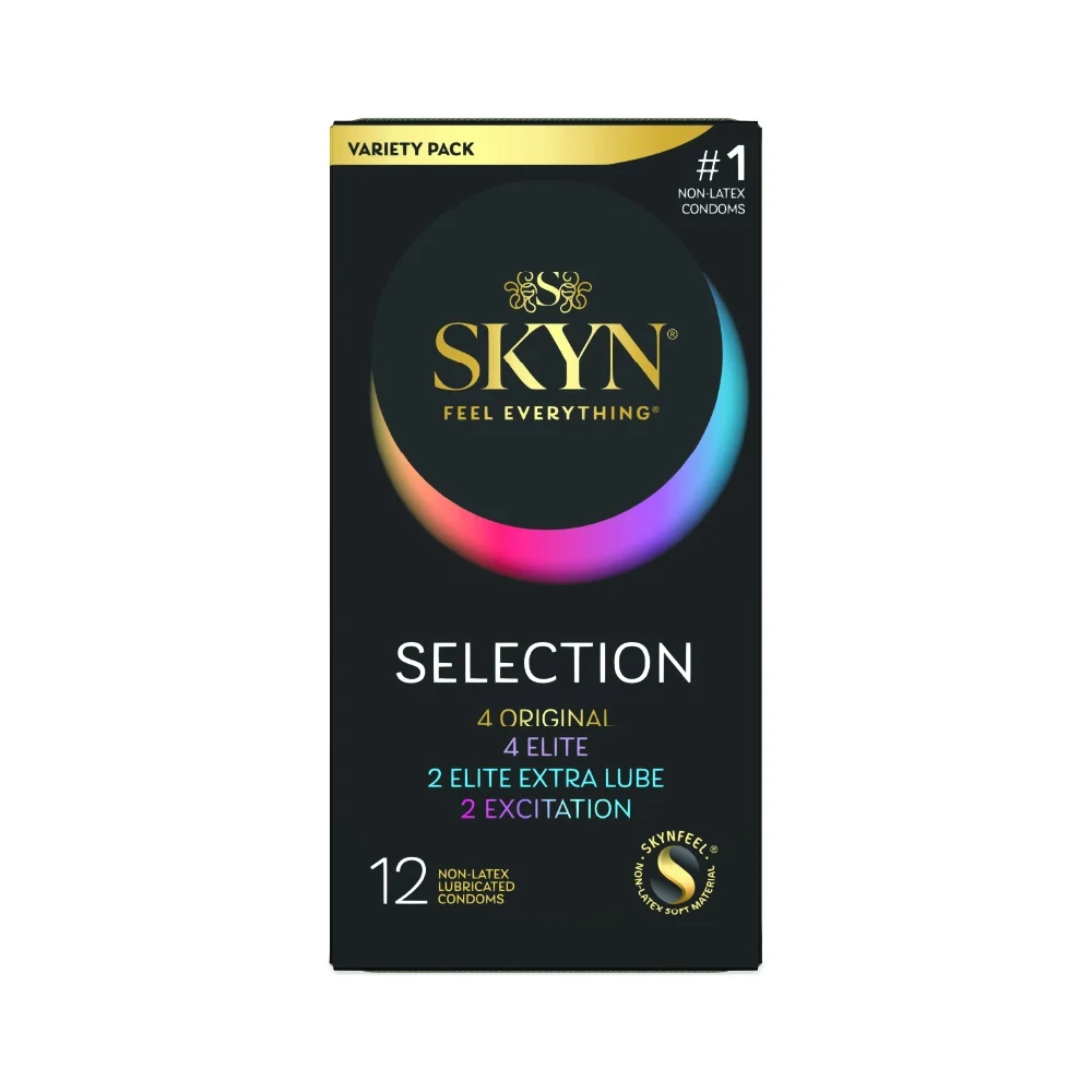 SKYN Selection 12 Count Mixed Non-Latex Lubricated Condoms