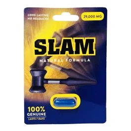Slam 29000mg Natural Formula Male Enhancement Blue Pill
