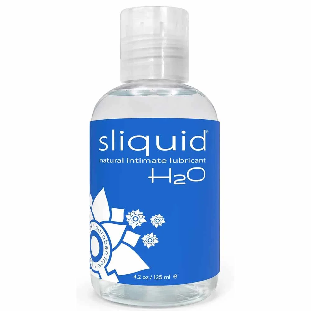 Sliquid H2O Naturals Water Based Intimate Lubricant, 4.2 fl.oz (125 mL)