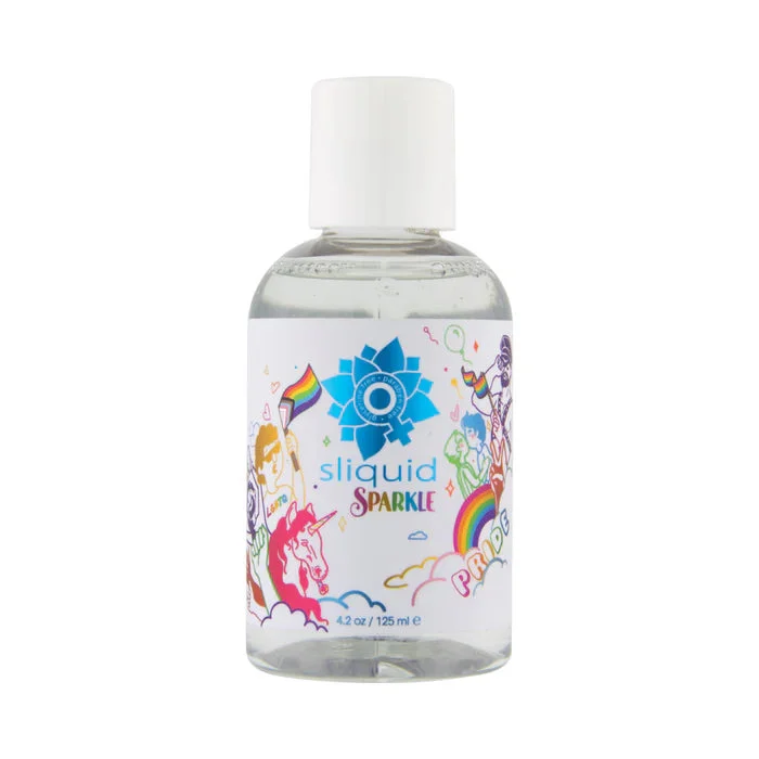 Sliquid Naturals Sparkle Pride Water-Based Lubricant 4.2 oz.