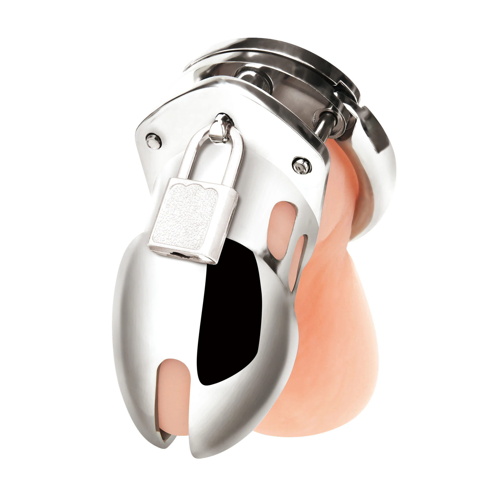 small 2.75 inch stainless steel cock humiliation chastity cage
