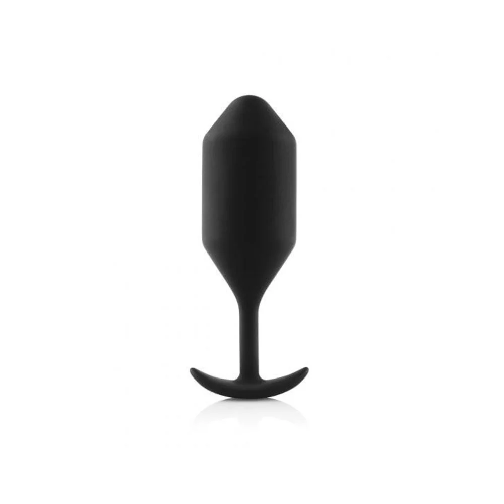Snug Plug 4 Butt Plug, Black 9 oz Weight