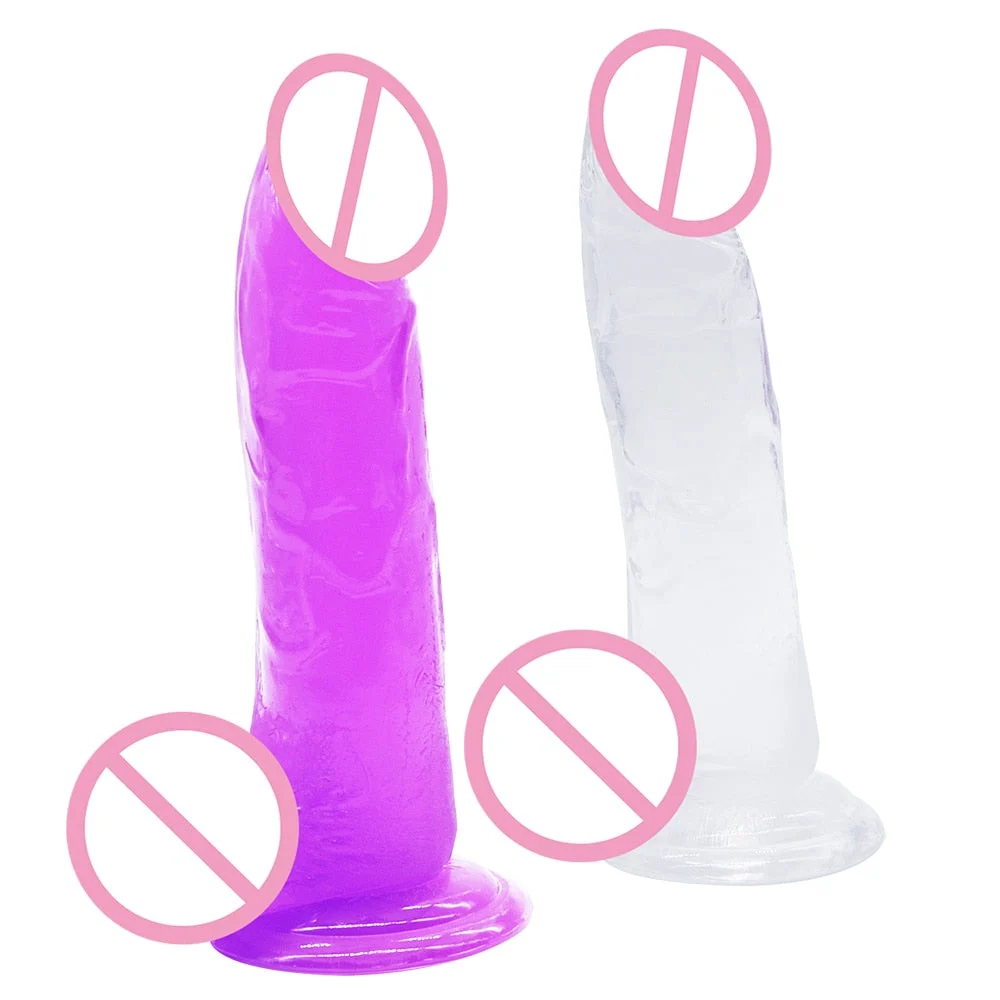 Soft Long Realistic Jelly Dildo