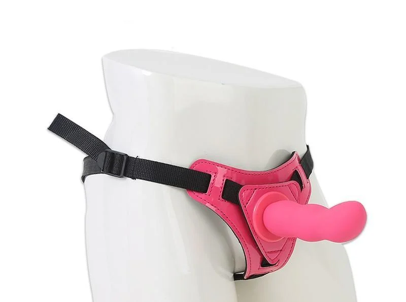 Soft Silicone Strap on Dildo with Harness 12.5 cm