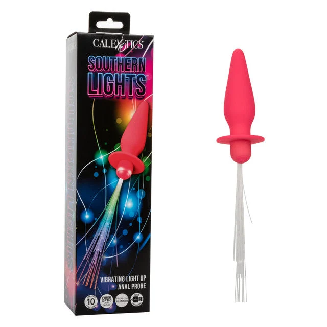 SOUTHERN LIGHTS VIBRATING LIGHT UP ANAL PROBE - PINK
