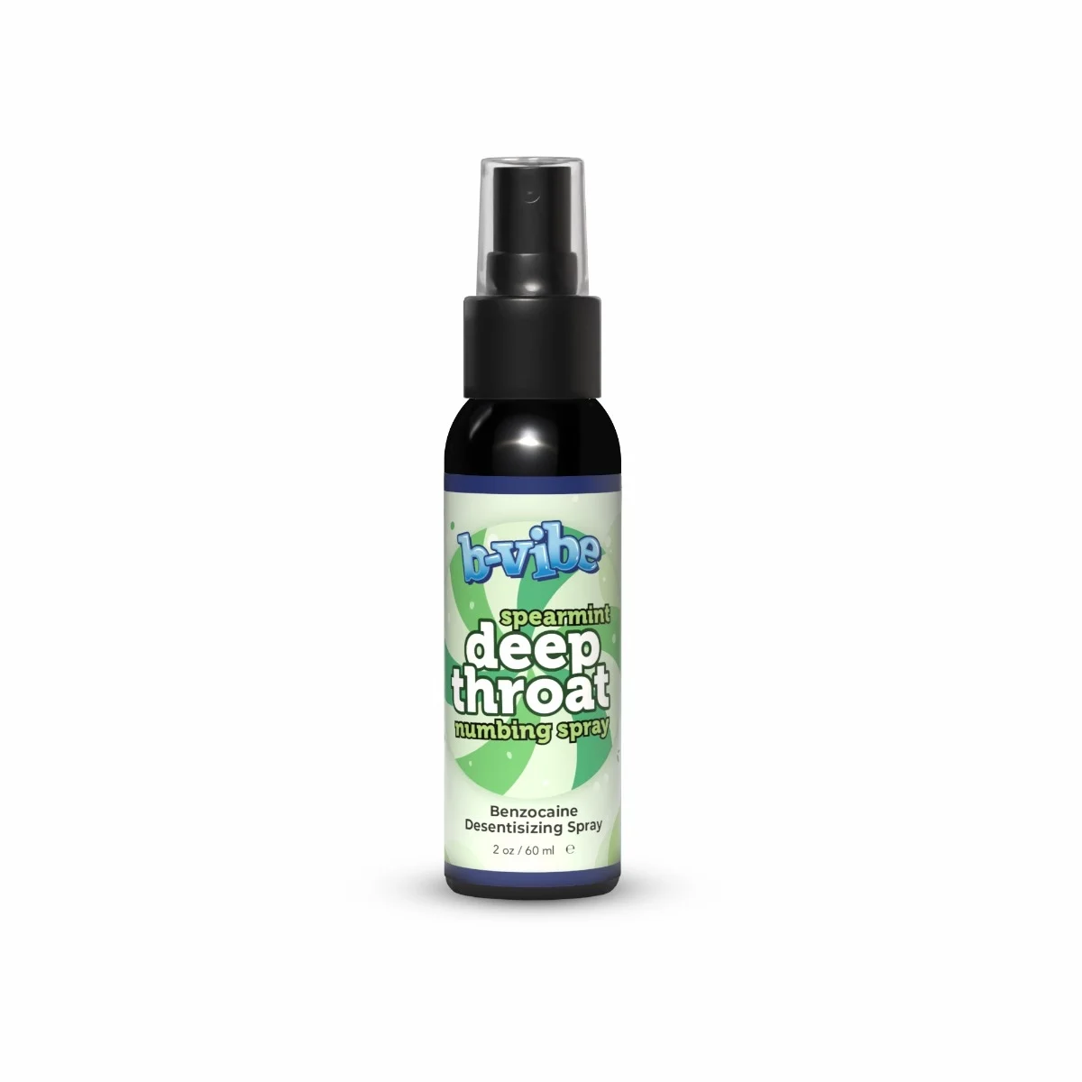 Spearmint Deep Throat Numbing Spray 2 Oz / 60 mL