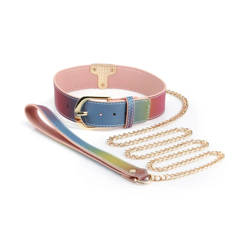 SPECTRA BONDAGE COLLAR AND LEASH