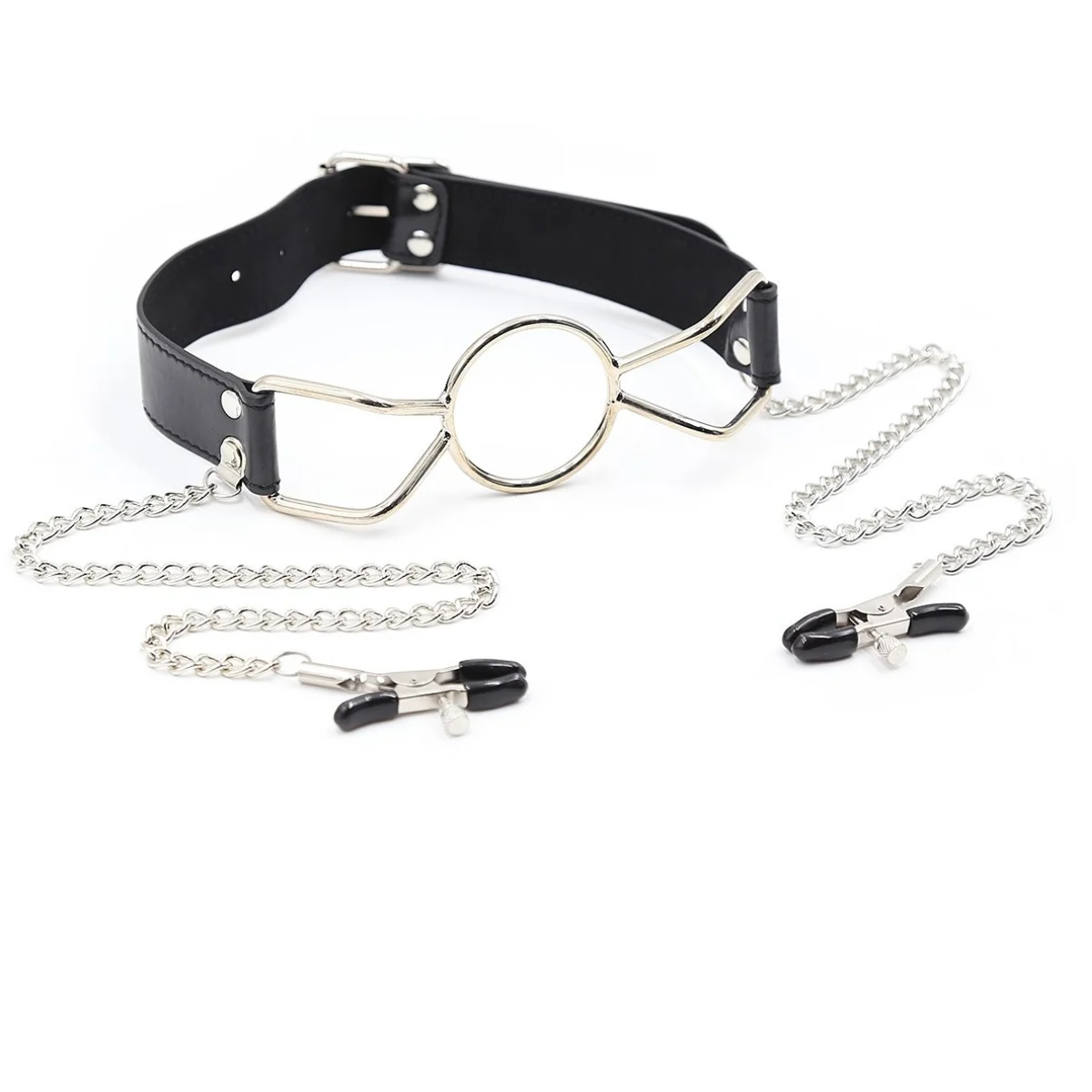 Spider Gag with adjustable Nipple Clamps