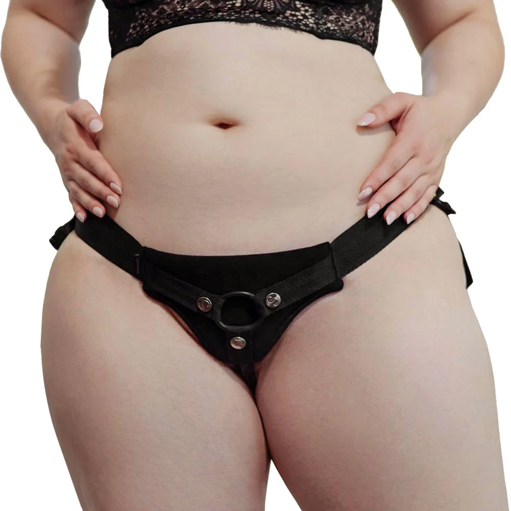 Sportsheets Divine Diva Strap-On Harness, Plus Size, Black