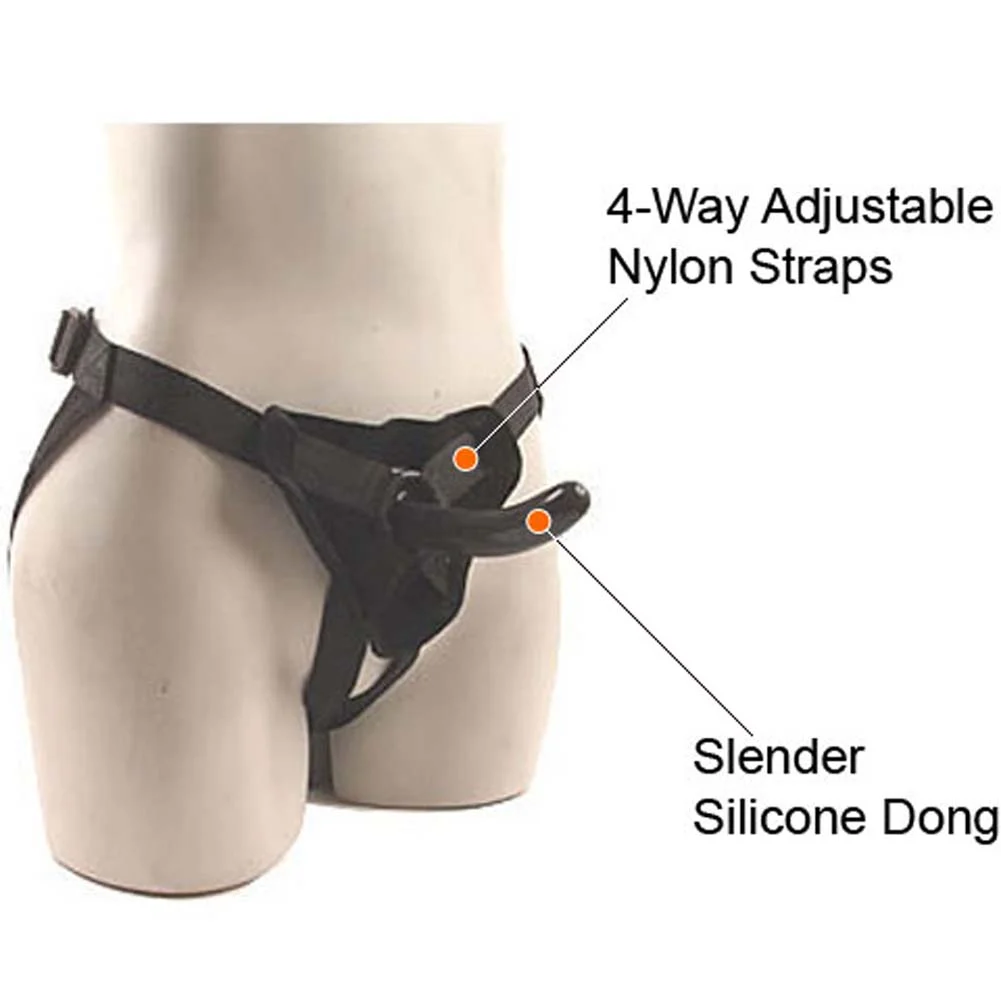 Sportsheets New Comers Strap-On & Silicone Dildo Set for Pegging