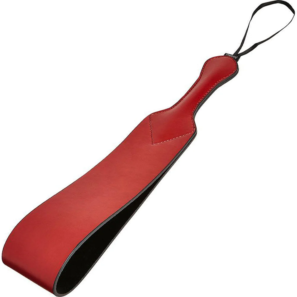 Sportsheets Saffron Loop Paddle, Red/Black