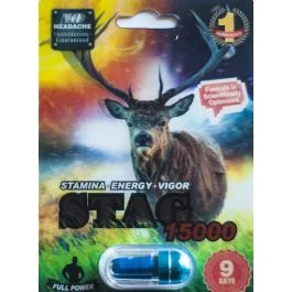 Stag 15000 Full Power Male Sexual Enhancer Pill For 9 Days
