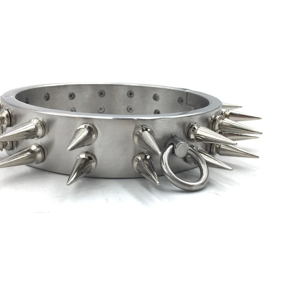 Stainless Steel new double-row stimulus collar