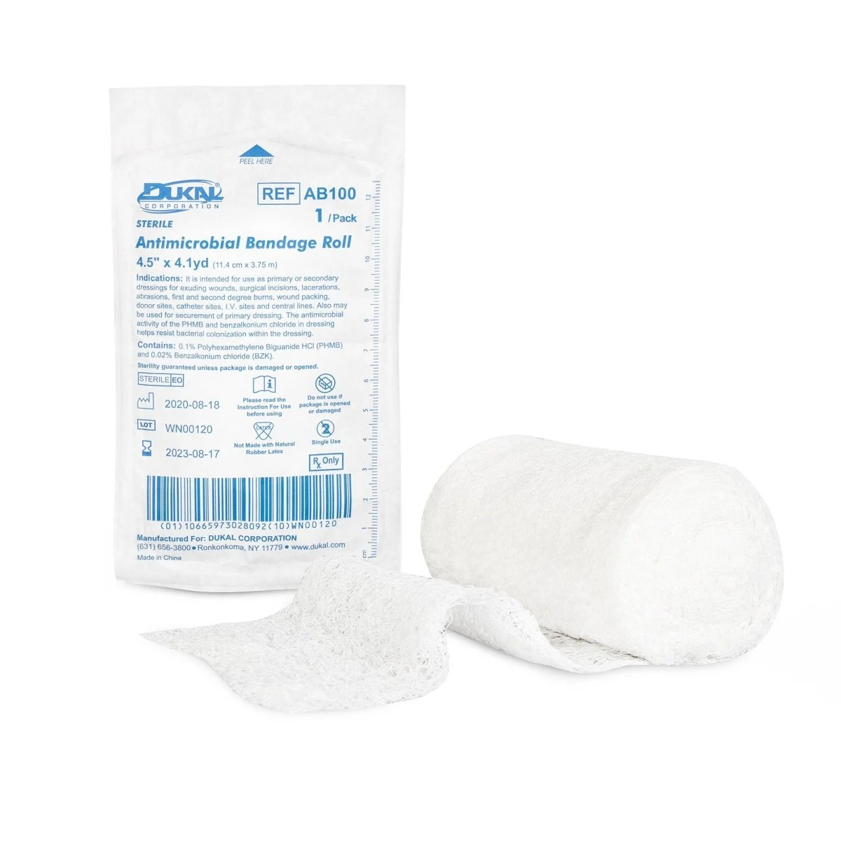 Sterile Antimicrobial Conforming Bandage