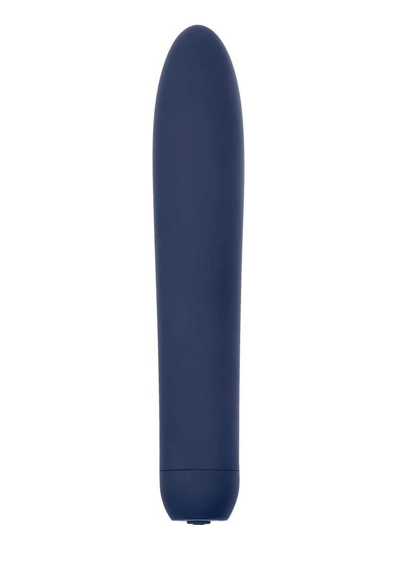 Straight Forward Rechargeable Silicone Vibrator