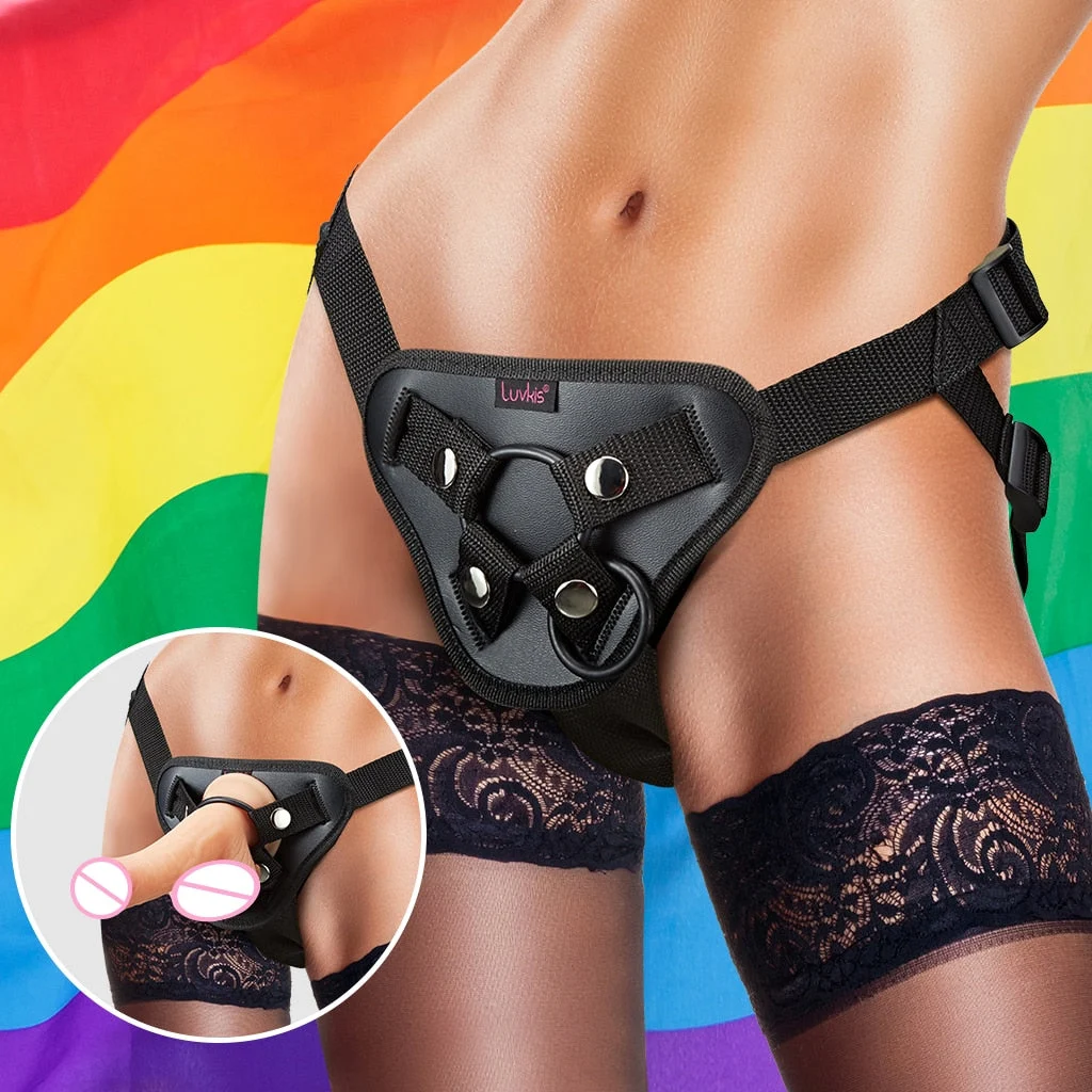 Strap-on Harness | BDSM Strap On Dildo for Women Female Adjustable