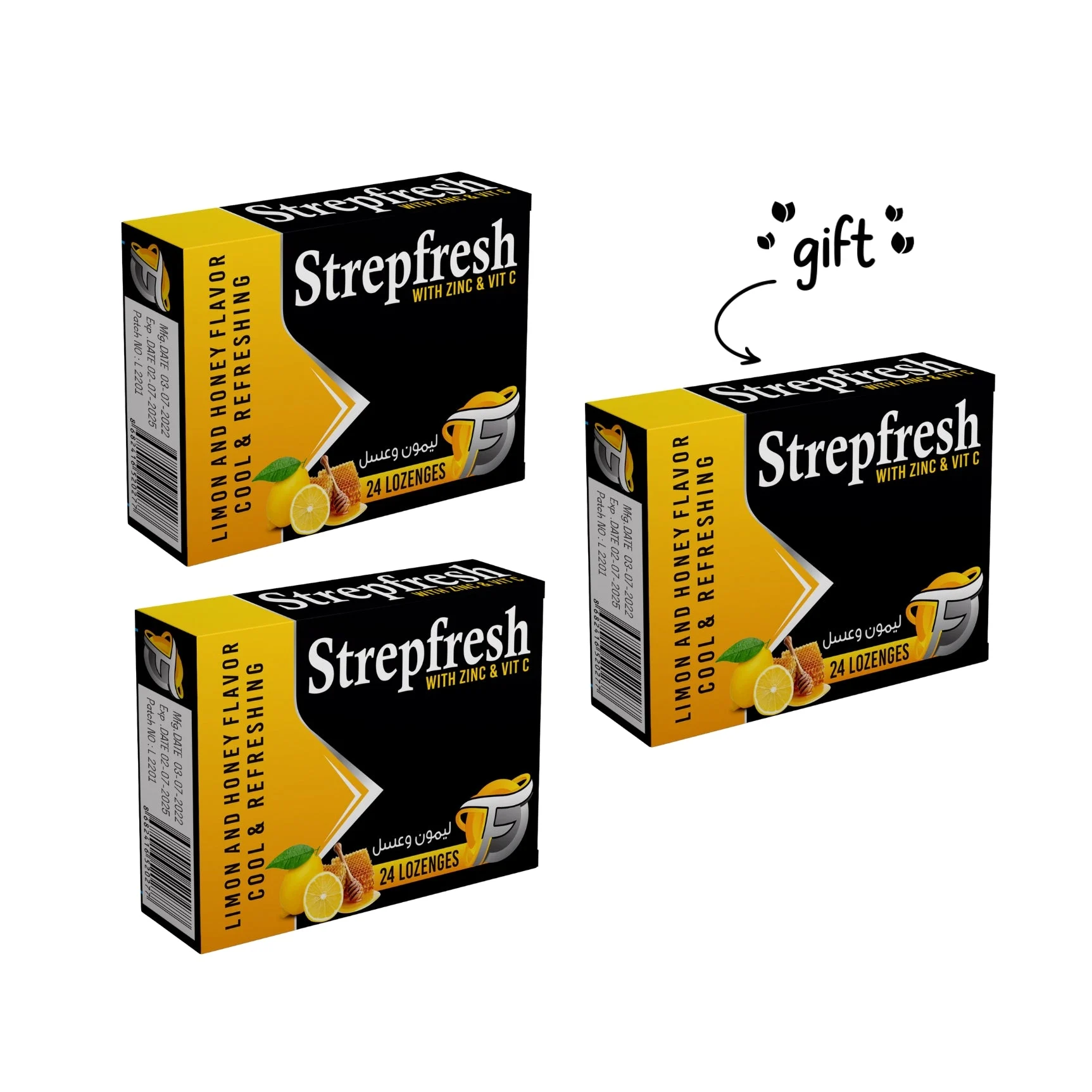 Strepfresh 24 Lozenges - Limon And Honey Exp: 11-2025
