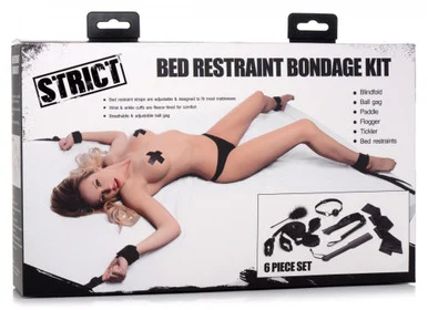 Strict 6pc Bed Restraint Bondage Kit
