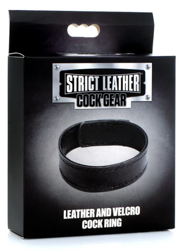 Strict Leather Cock Gear Leather & Velcro Cock Ring