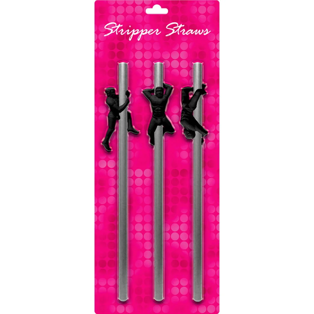 Stripper Straws Pack of 3, Male