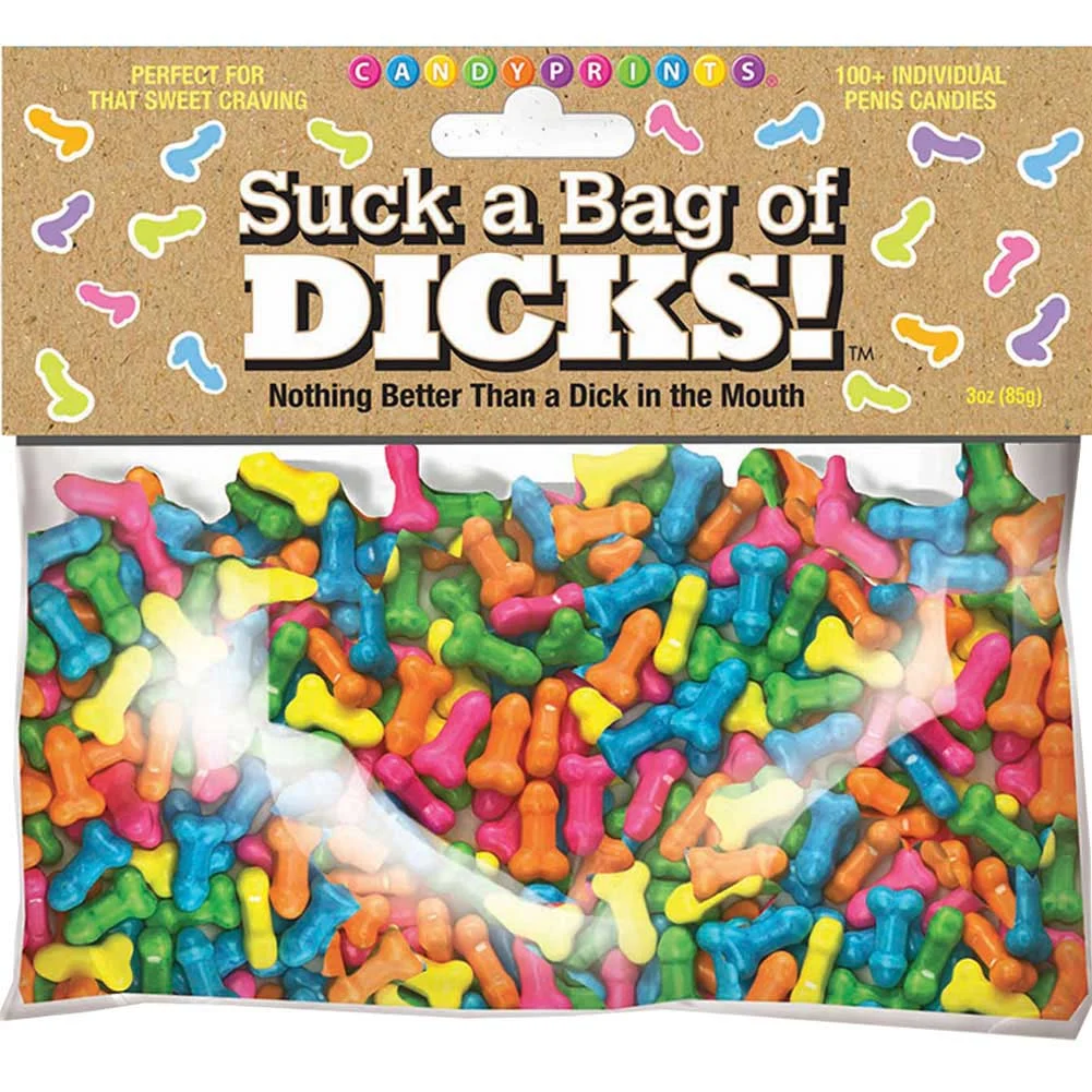 Suck a Bag of Dicks Candy 100 Pieces, 3 Oz (85 g)