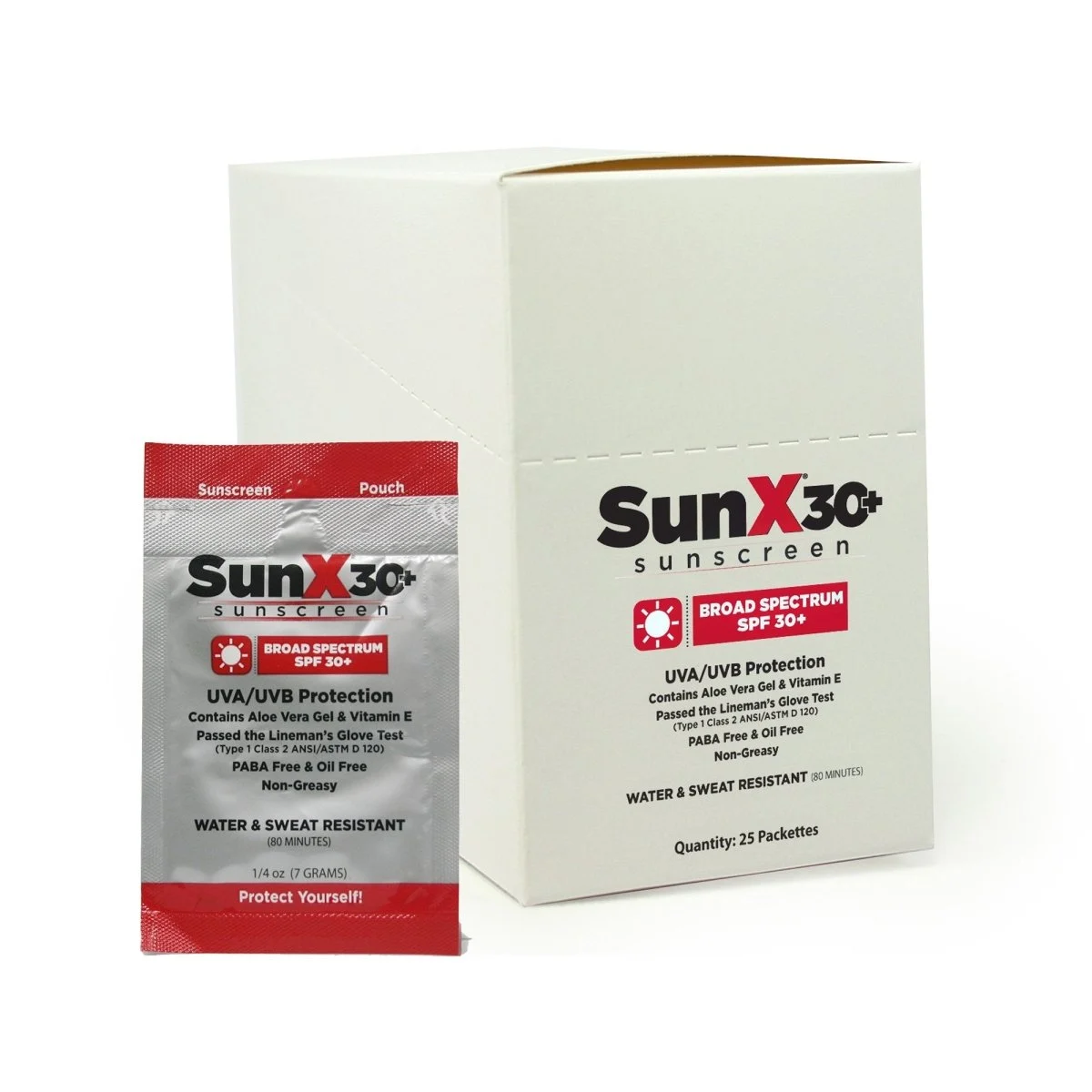 Sunx Spf 30+ Sunscreen With Dispenser Box
