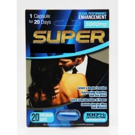 Super 3000mg Male Enhancement Blue Pill