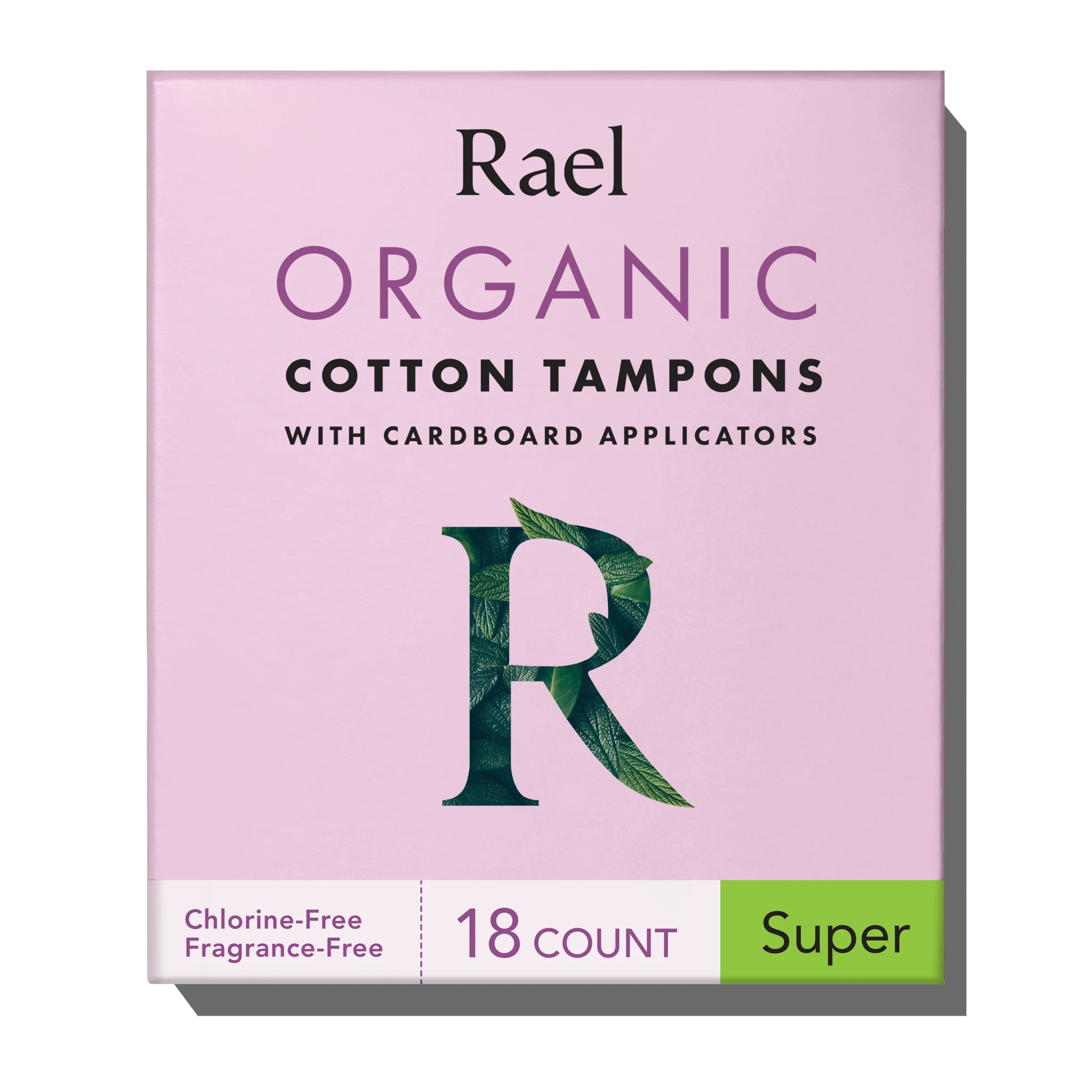 Super Cardboard Applicator Tampons Made With Organic Cotton