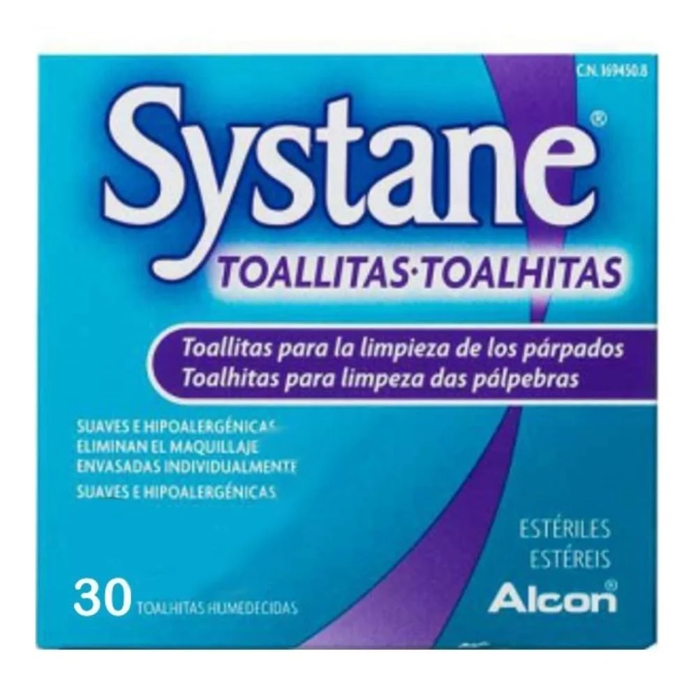 Systane Wipes for Cleaning the Eyelid