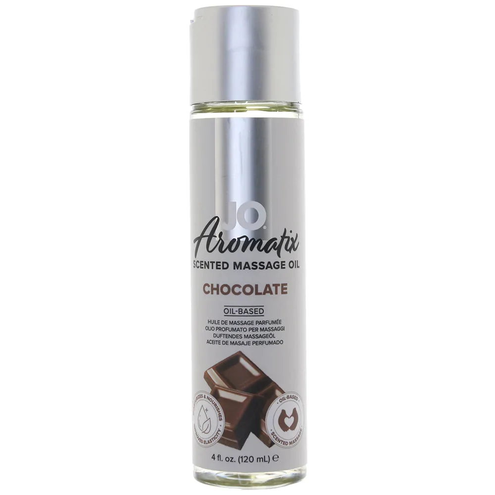 SYSTEM JO AROMATIX CHOCOLATE MASSAGE OIL.