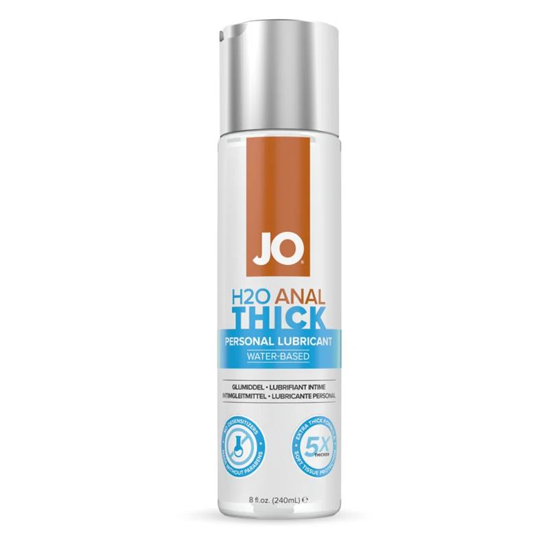 System JO H2O Anal Thick Water-Based Lubricant 4 Fl.Oz. (120 mL)
