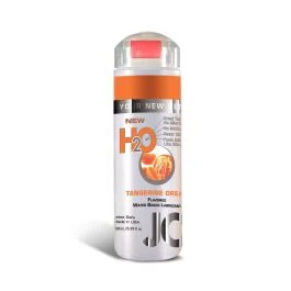 System Jo H2O Tangerine Dream Flavored Lubricant Latex Safe5.25Oz