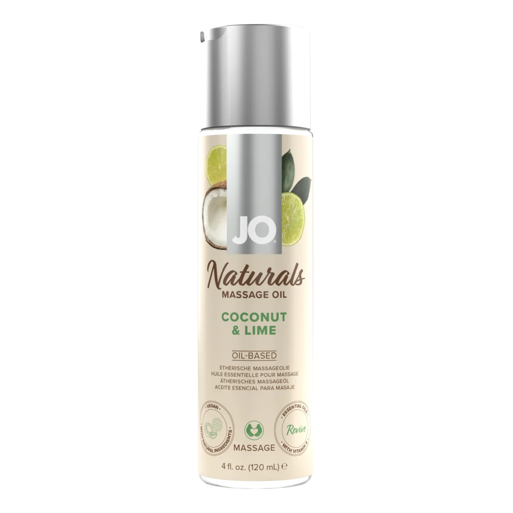 SYSTEM JO NATURALS MASSAGE OIL COCONUT AND LIME