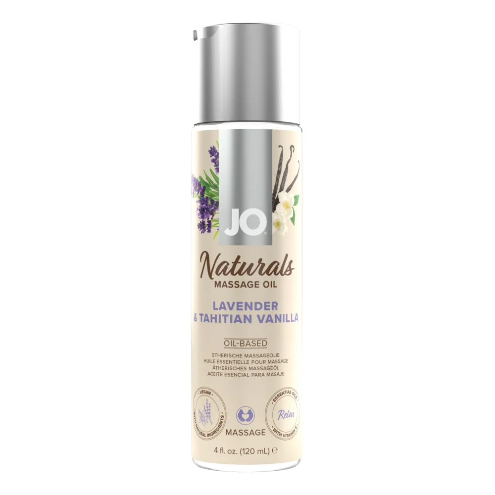 SYSTEM JO NATURALS MASSAGE OIL LAVENDER AND TAHITIAN VANILLA