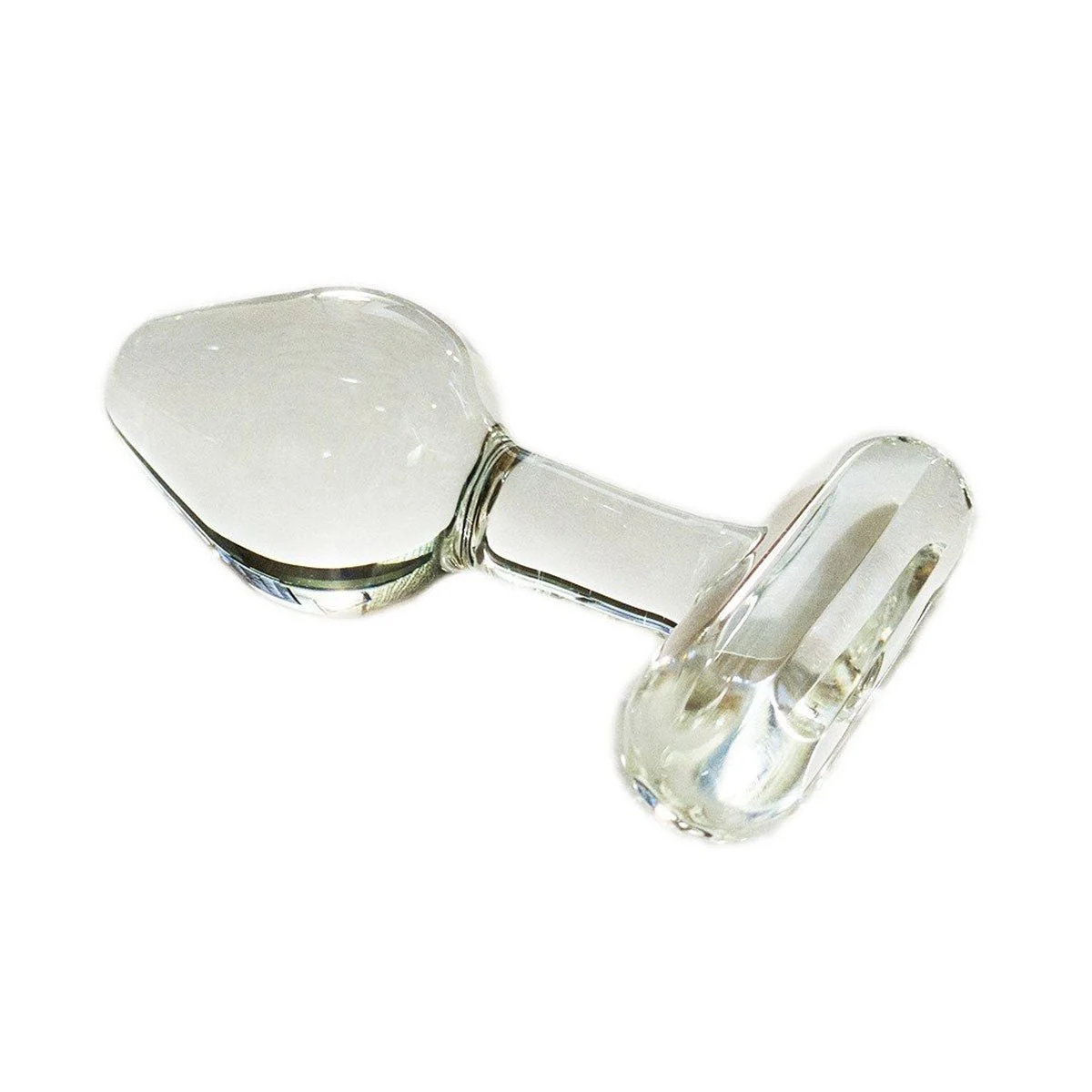 T-Handle Butt Plug, Clear