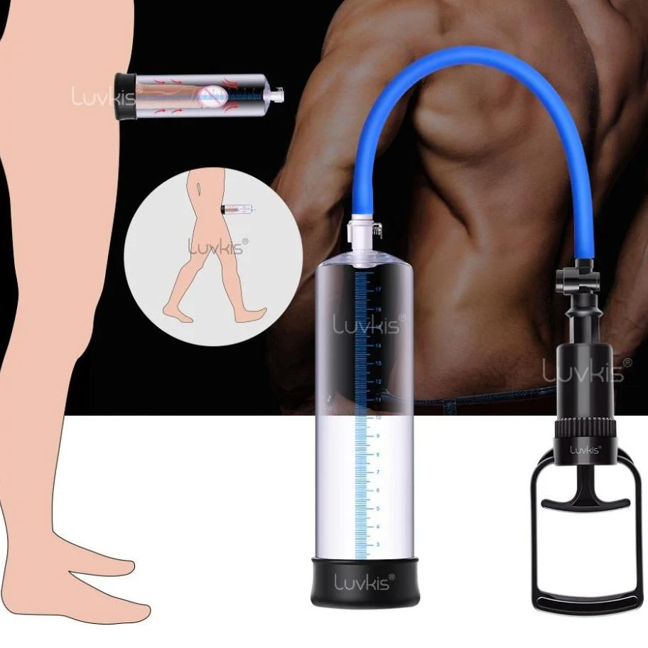 T-Handle Penis Pump with Silicone Sleeve (VacuumErection Pump)
