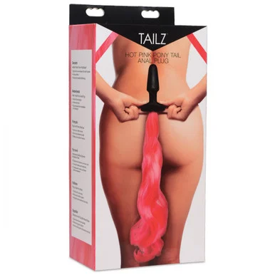 Tailz Hot Pink Pony Tail Anal Plug