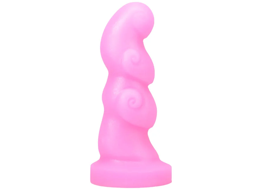 Tantus Hookah Girthy Textured Curved Harnessable Dildo