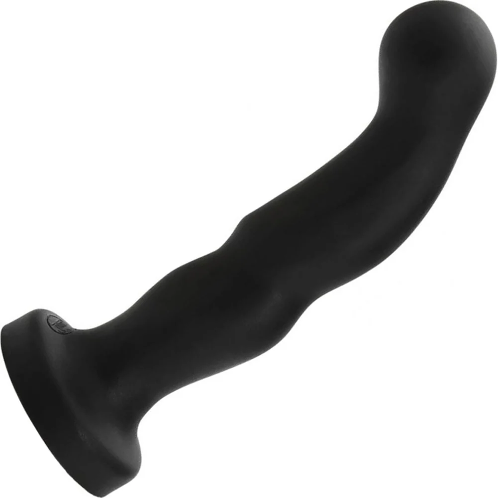 Tantus Premium Silicone G-Spot Prostate Dildo, 7", Black