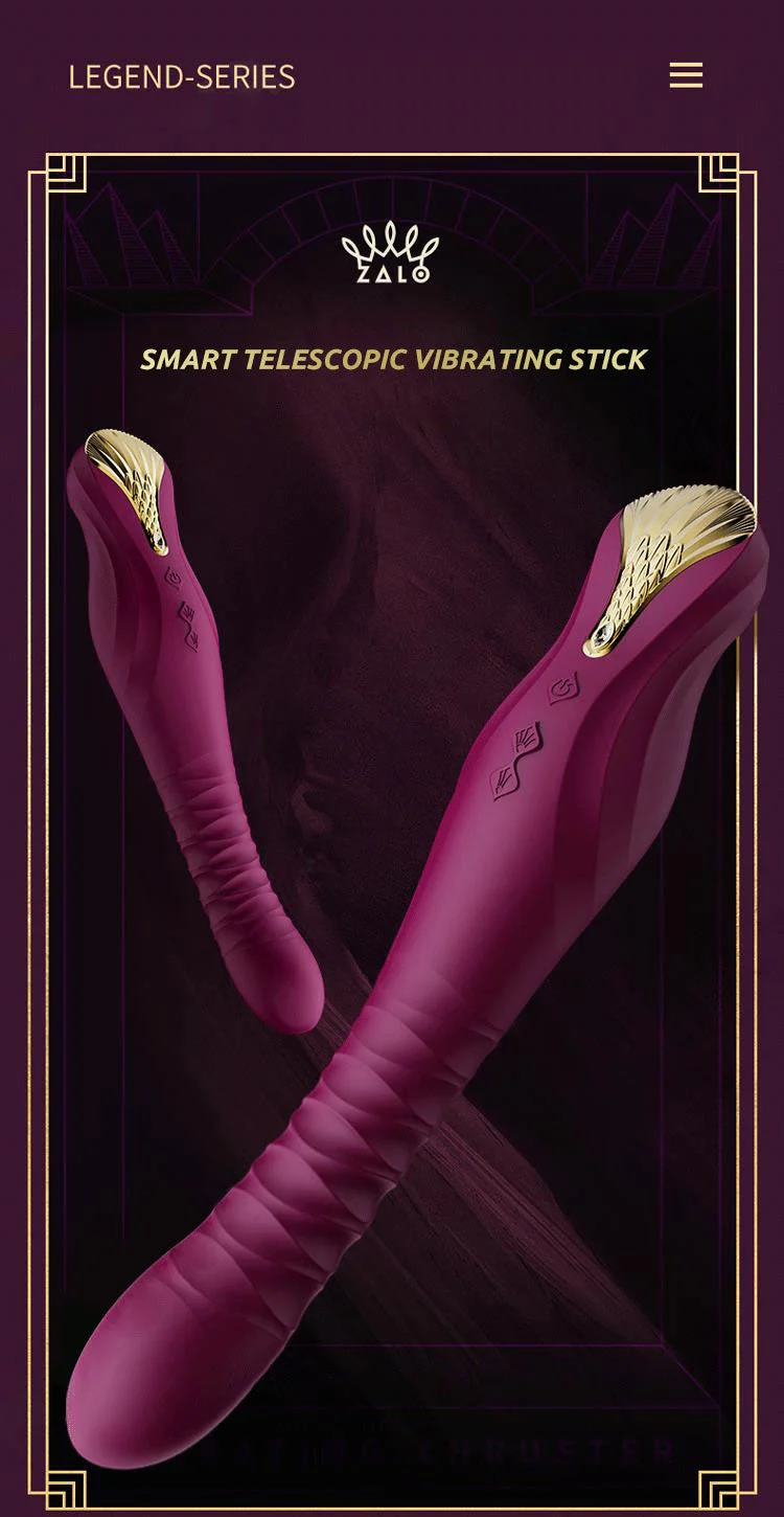 Telescopic Vibration Magic Wand, ZALO KING