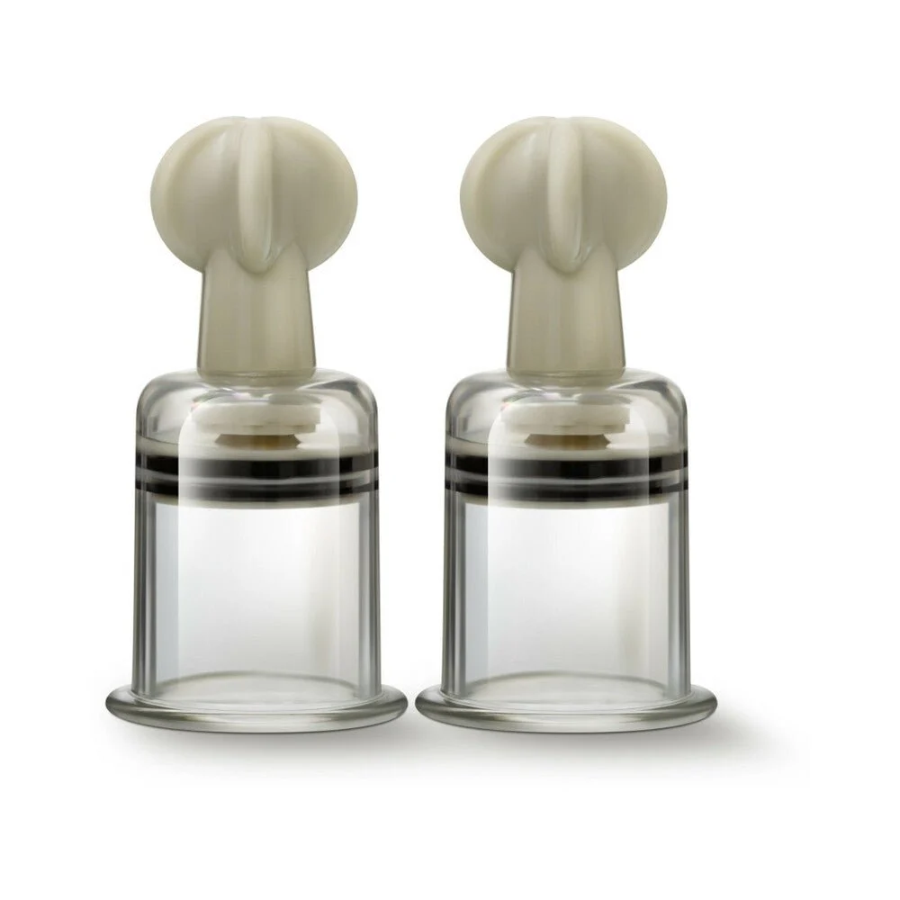 Temptasia Clit And Nipple Large Twist Suckers Set Of 2 Clear