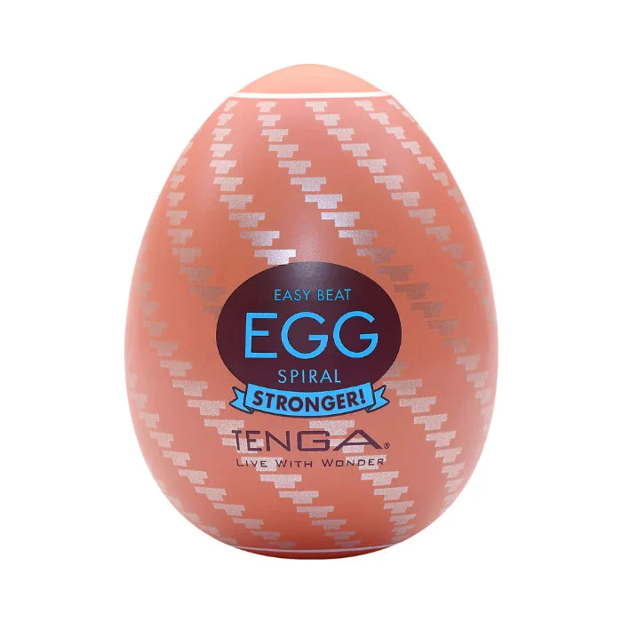 Tenga Egg Spiral Texture Firm Stretchy Masturbation Sleeve