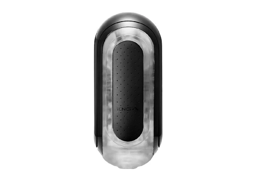 Tenga Flip Zero Gravity Pressure Sensitive Stronger Texture Stroker Black