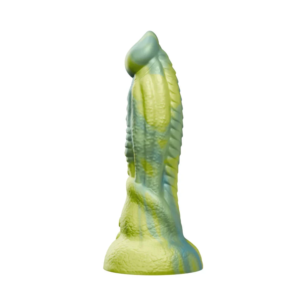 Tentra Rithen Reptilian Thrusting Vibrating Remote-Control Silicone Dildo