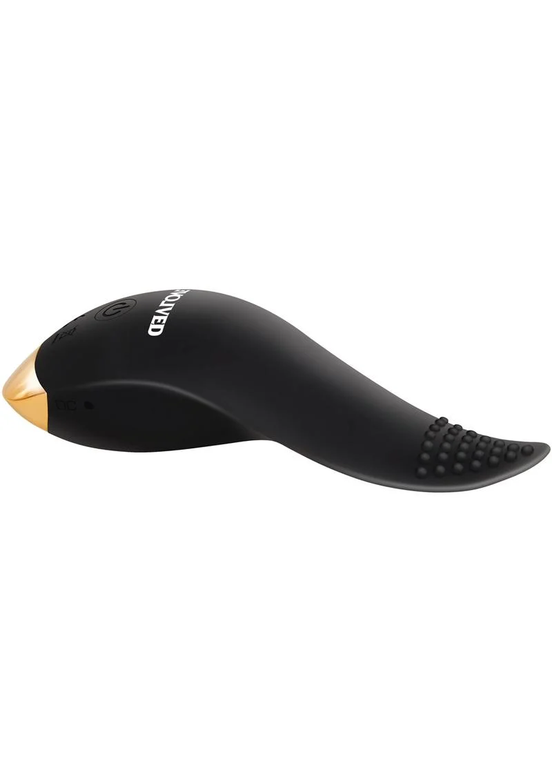 Tip Tingler Silicone Rechargeable Tongue Shape Vibrator