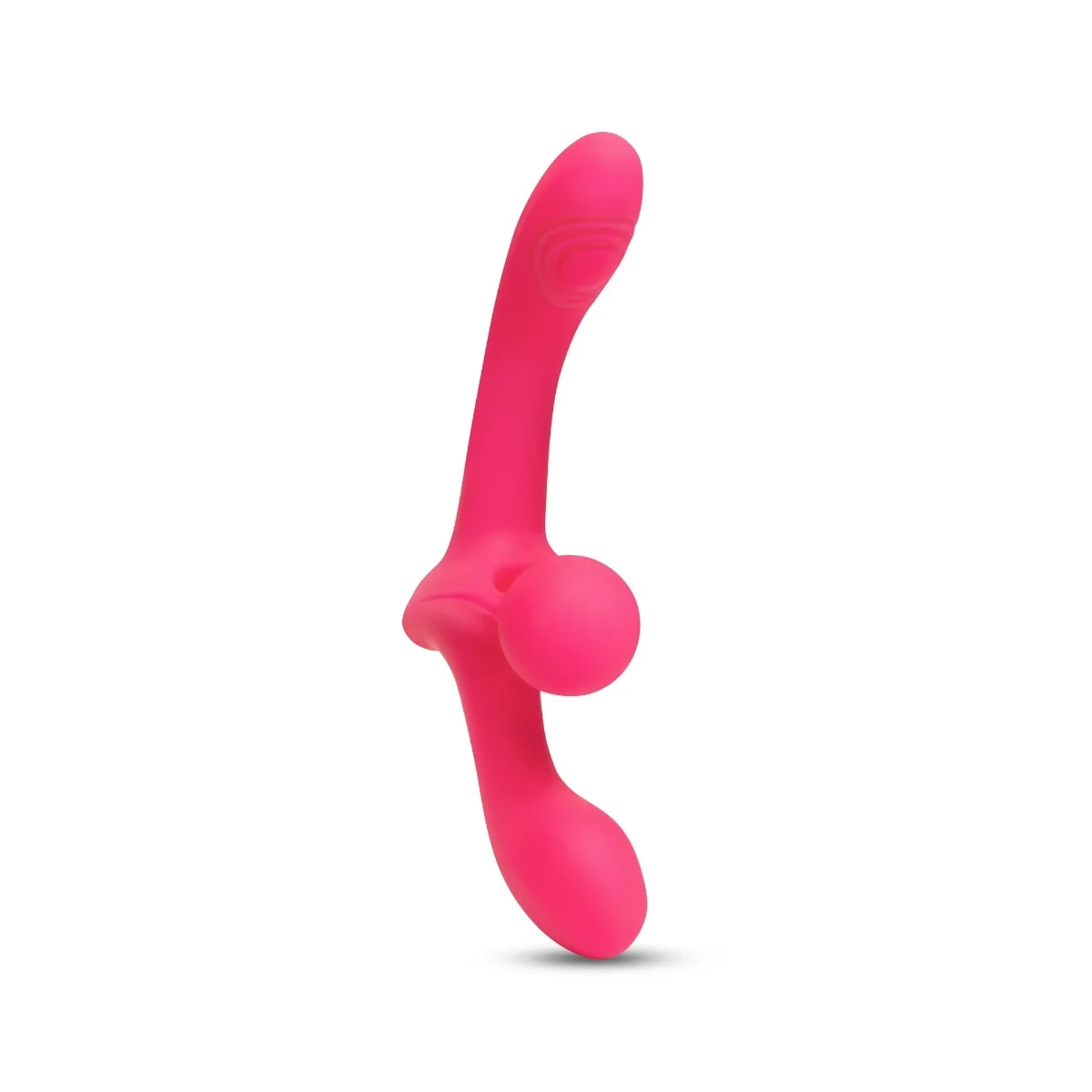 Together Vibes Double Tap Double-Ended Vibrating Strapless Strap-On