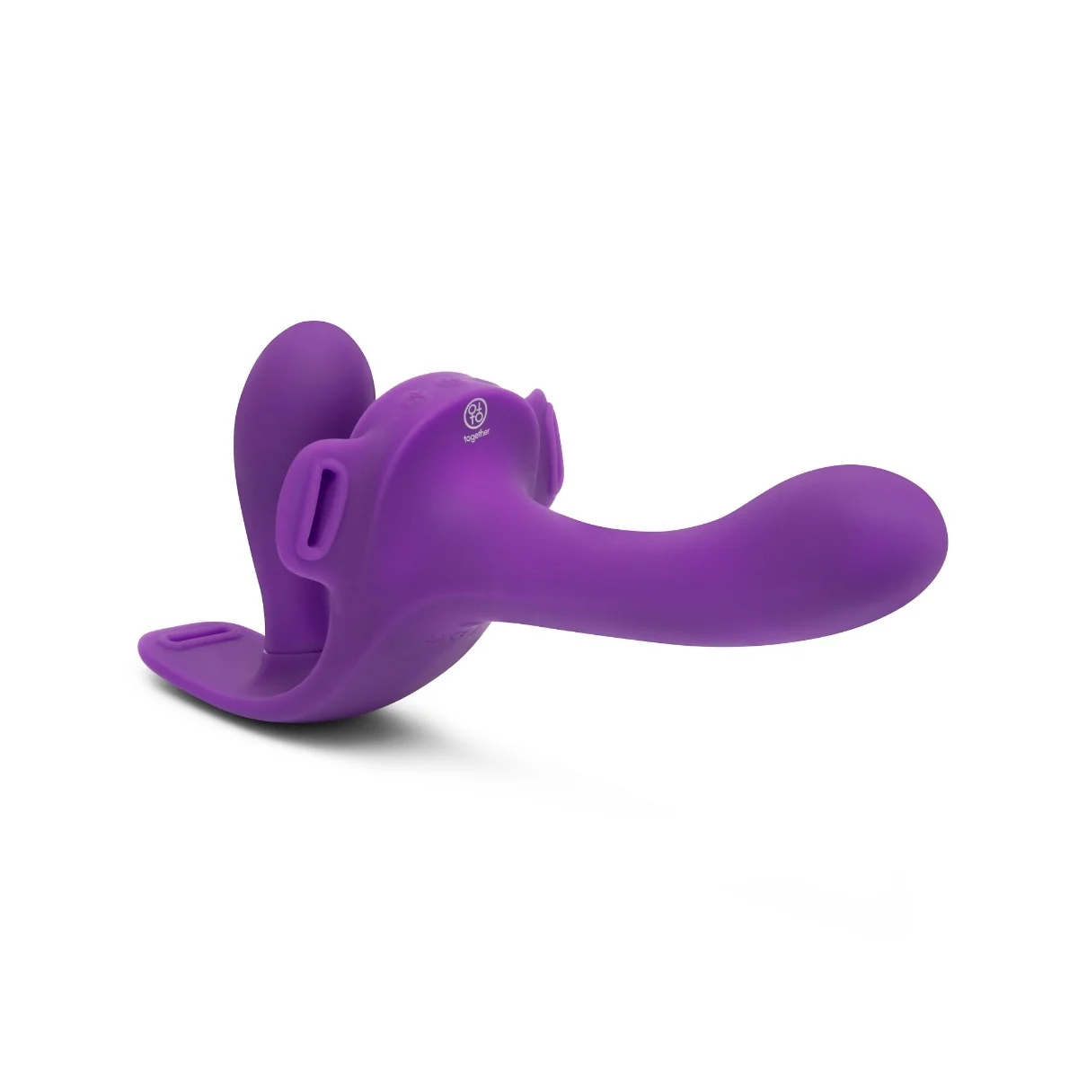 Together Vibes Lock-In Dual-Ended Vibrating Strap-On & Harness Set